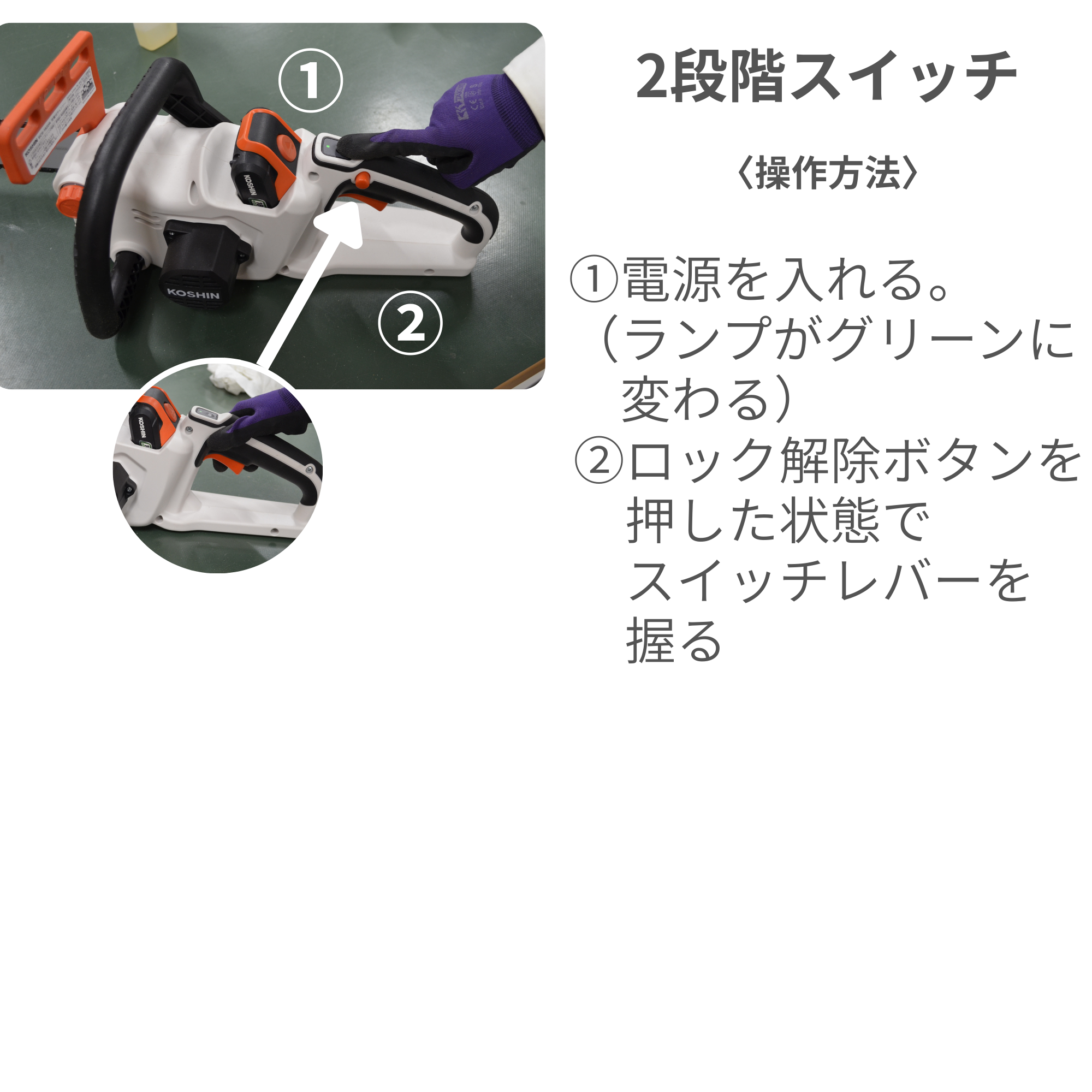 0xKen　送料込み Amazon | 工進(KOSHIN) 18V 2.0Ah 充電式 小型 チェンソー SCS