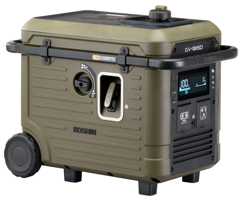 インバーター発電機GV-18iSD(GV-18iSD-AAA-0) GV-18iSD | 株式会社工進